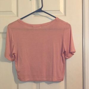 Light Pink Crop Top